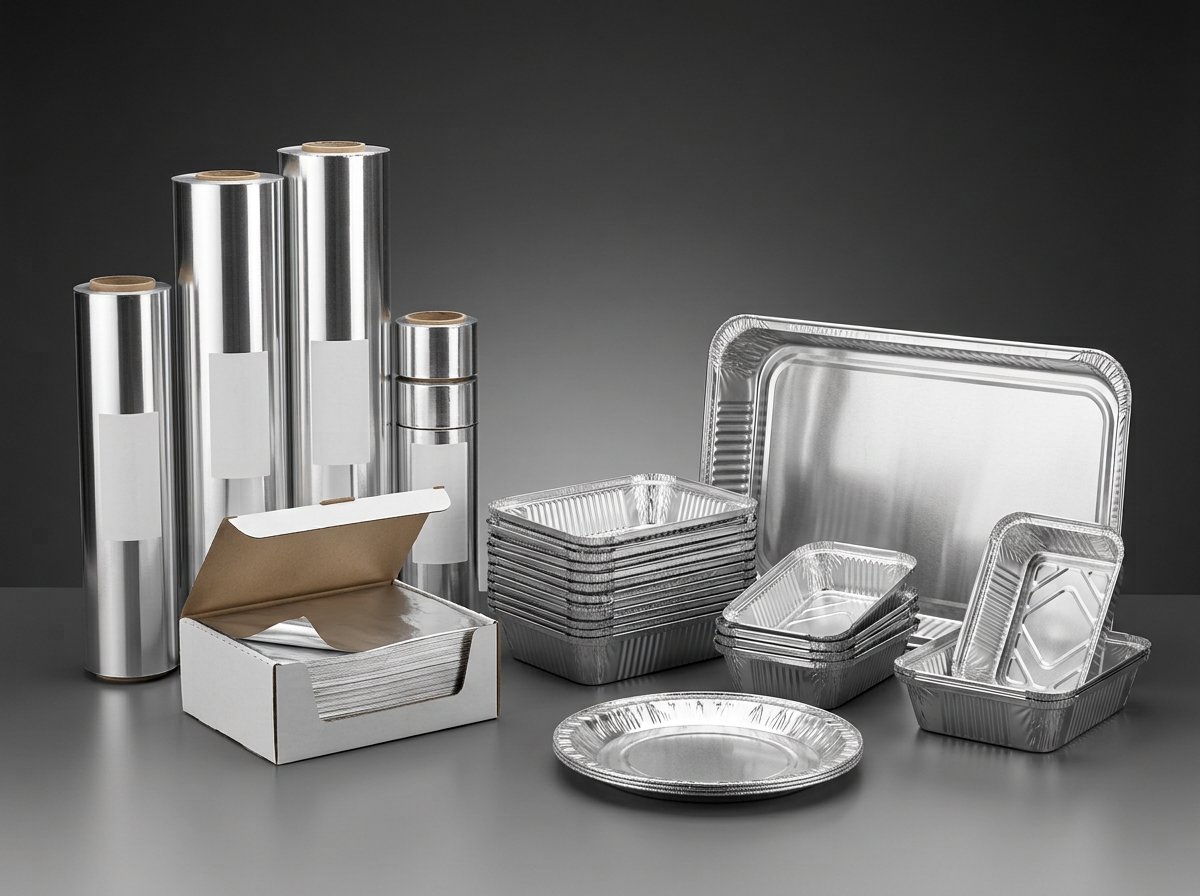 Aluminium foil food packaging products